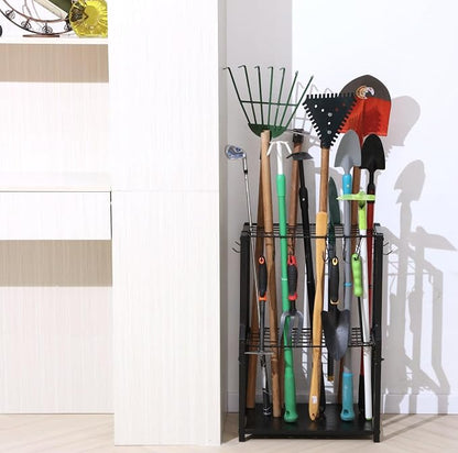 UU-Major Garden Tool Organizer, Yard Tool Rack Heavy Duty, Free Standing - Image 6