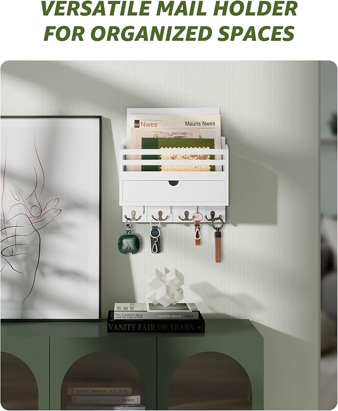 Rebee Vision Decorative Mail Organizer Wall Mount - Image 2