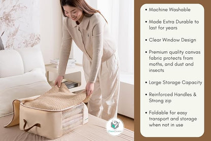 Chaos Cleared Canvas Storage Bags Designer Organizer - Image 4