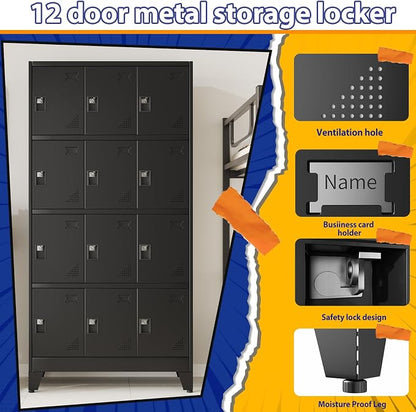 PAOFIN Metal Storage Lockers for Employees - Image 4