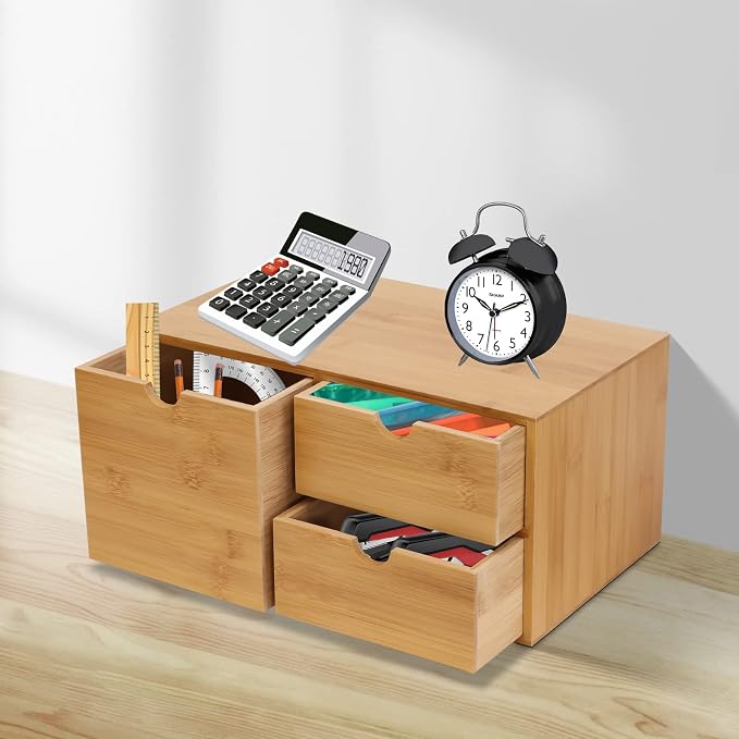 TFCFL Bamboo Desk Organizer - Image 3