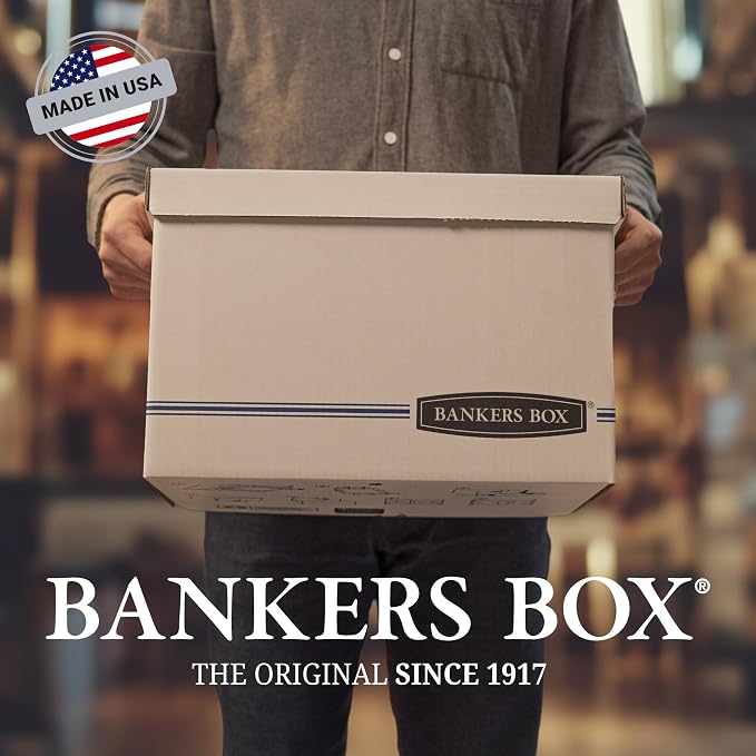 Bankers Box 12-Pack Basic-Duty File Storage Box - Image 8