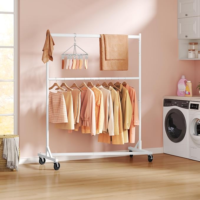 Hoctieon Double Rod Clothes Racks - Image 6