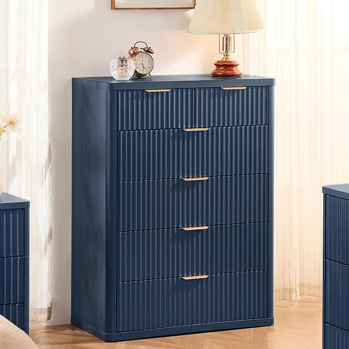 LEYAOYAO Fluted 6 Drawers Dresser - Image 4