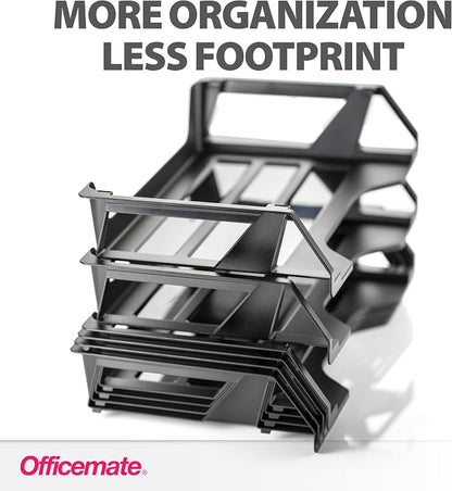 Officemate Recycled Desk Tray, Side Load, 15 1/8 x 8 7/8 x 15 - Image 4