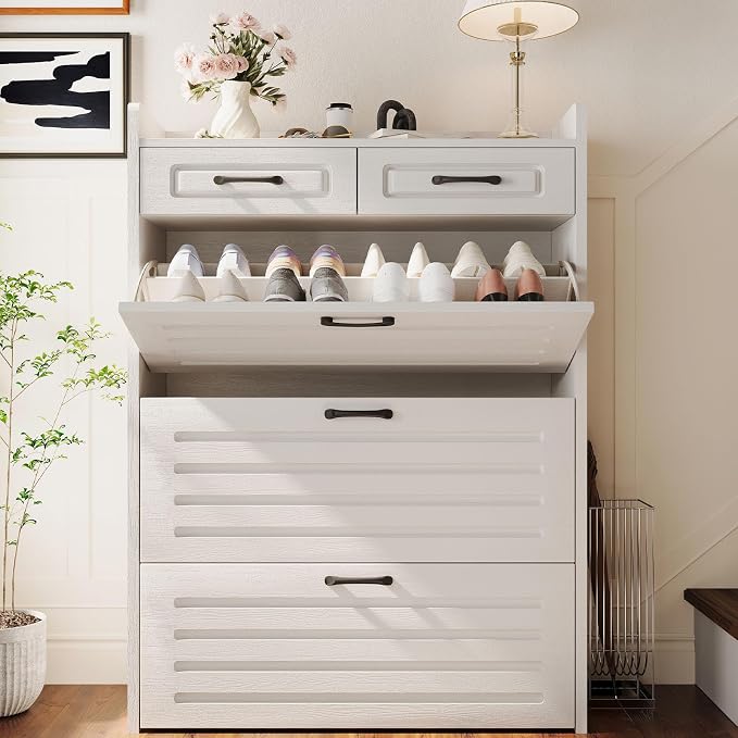 Shoe Cabinet Storage for Entryway by HZANHYProfessionalbrand