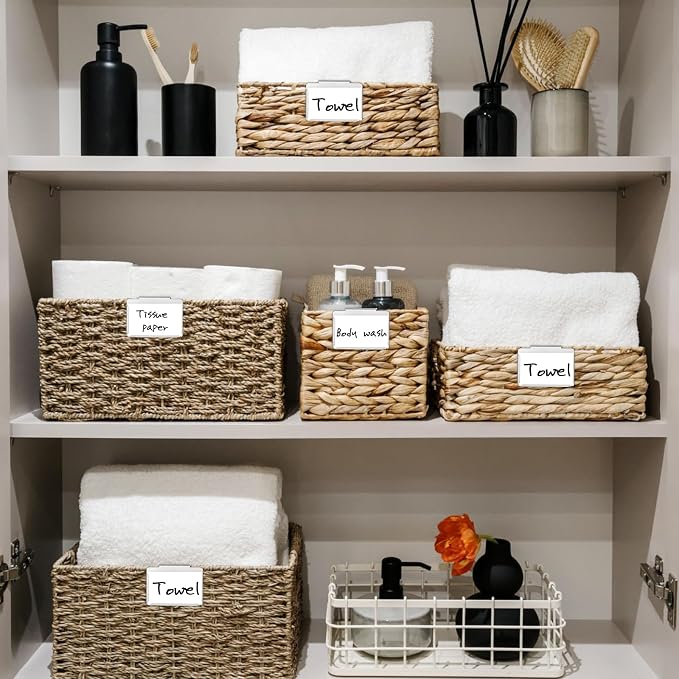 12 Pack Basket Labels Clip On, Stainless Labels - Image 4