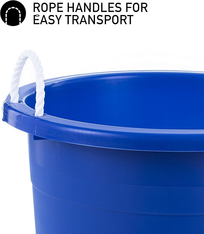 United Solutions Easy-Access Storage Rope Handle Tub, 19 Gallon - Image 7