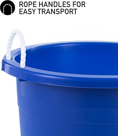 United Solutions Easy-Access Storage Rope Handle Tub, 19 Gallon - Image 7
