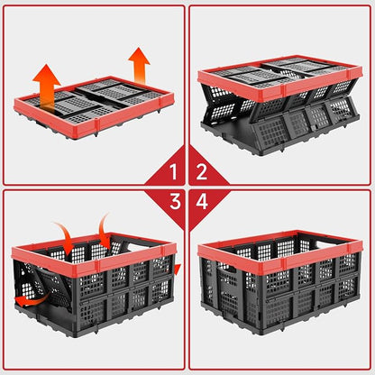 TOLRET 49L Collapsible Crate, Milk Crate - Image 7