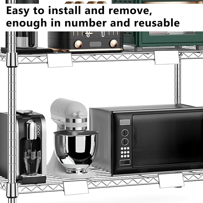 120 Pcs Wire Shelf Label Holders Compatible - Image 5