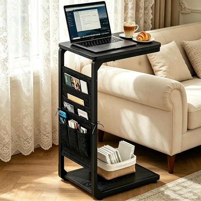 Small Black TV Tray, Trays Table - Image 4
