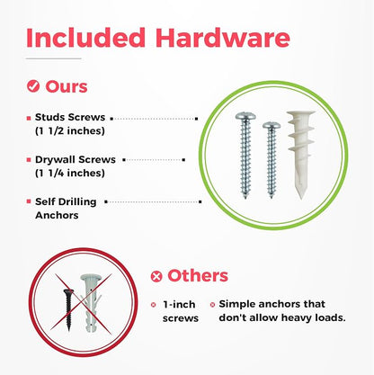TIDYME Garage Wall Organizer | 64" Heavy-Duty Tool Storage Rack | Adjustable - Image 4