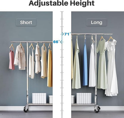 HOKEEPER Clothing Garment Rack Capacity 525LBS Clothing Racks on Wheels Rolling - Image 5