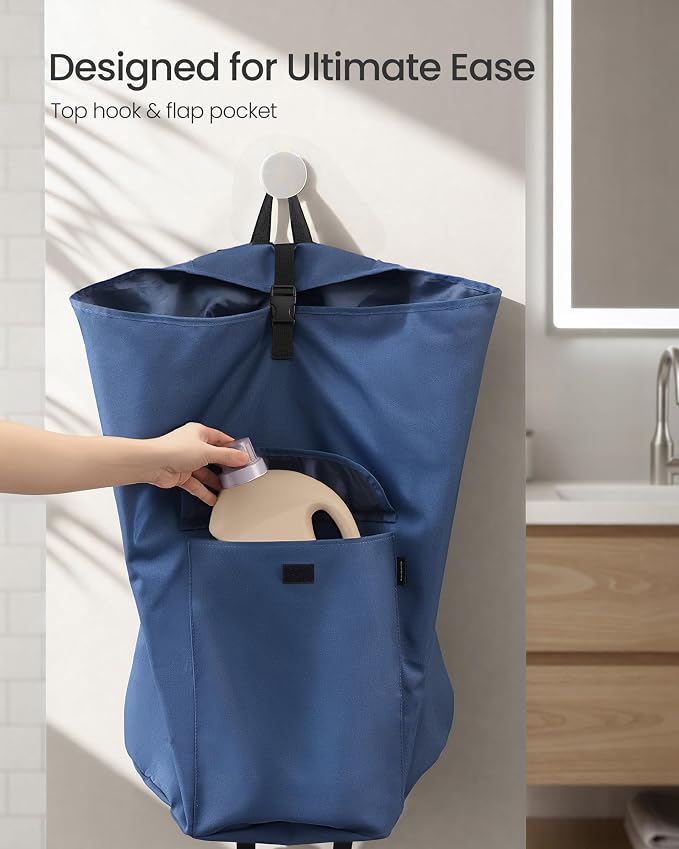 SONGMICS Laundry Bag, Laundry Backpack 31.7 Gallons, Heavy-Duty, Large - Image 5