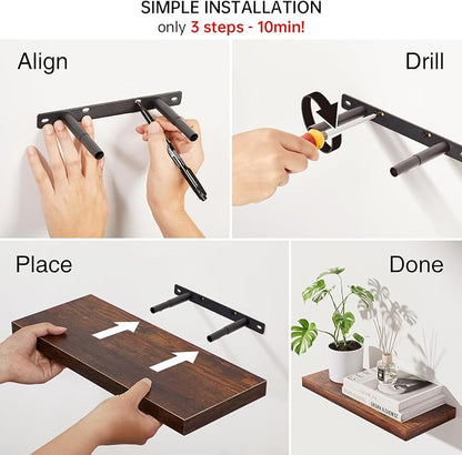 BAYKA Bathroom Floating Shelves - Image 8