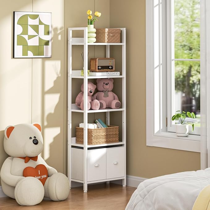 Furologee 5 Tier Bookshelf - Image 8