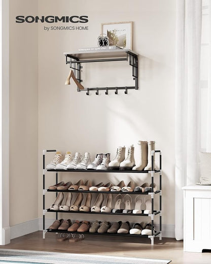 SONGMICS 4-Tier Shoe Rack, Shoe Storage - Image 2