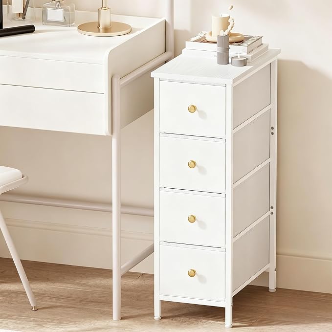 Fixwal Narrow Storage Cabinet, Small Dresser by Fixwal