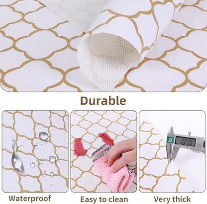 Shelf Drawer Liners for Kitchen Cabinets 11.8 x 236.2 Inches Non Adhesive - Image 3