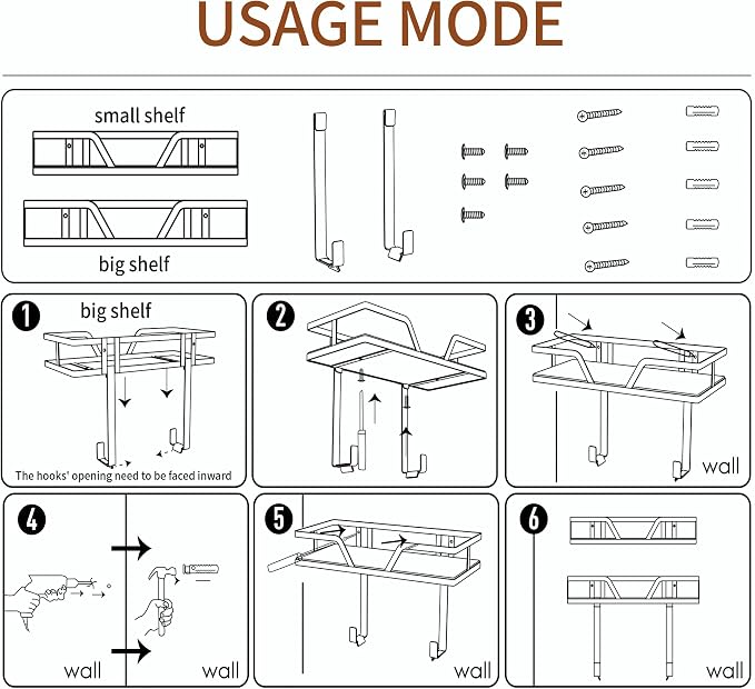 Ironing Board Hanger, 2-Layer Iron Holder Wall Mounted | Laundry Room Decor - Image 6