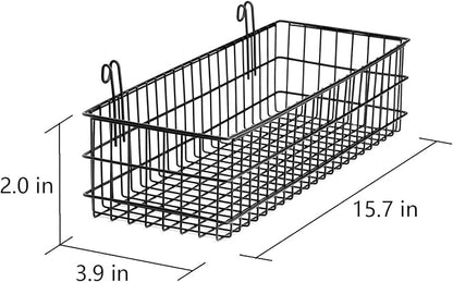 Kaforise Hanging Basket for Wire Wall Grid Panel, Flower Pots Shelf Balcony - Image 7
