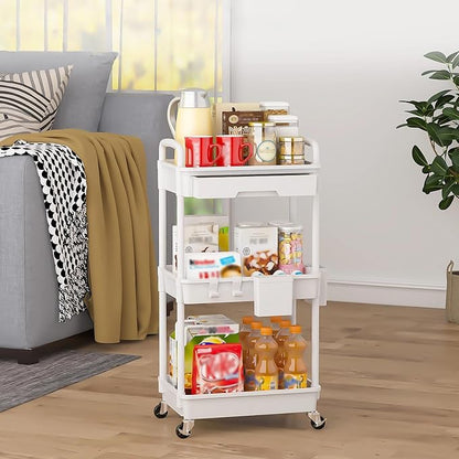 3 Tier Rolling Utility Cart - Image 8