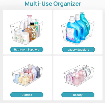 Vtopmart 8 Pack Clear Storage Bins Set - Image 6