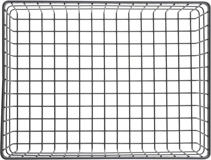 G.E.T. WB-1294-MG Rectangular Metal Storage Wire Basket - Image 3