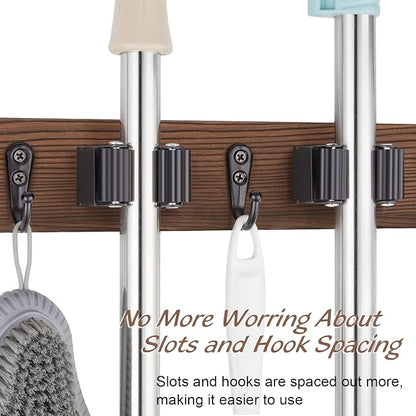 Mop Broom Holder Wall Mount - Image 5