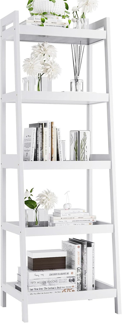 Bookshelf, 5 Tier Ladder Bookcase by VOVALACraftingDreamHomes