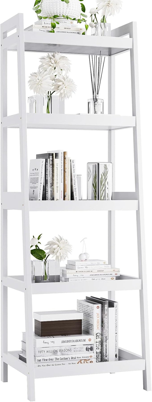 Bookshelf, 5 Tier Ladder Bookcase by VOVALACraftingDreamHomes