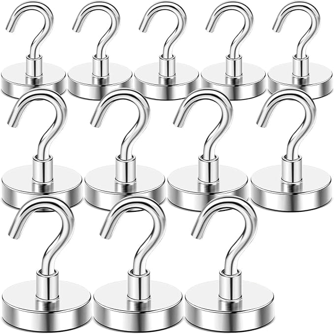 DIYMAG Strong Neodymium Magnetic Hooks, 170 Lbs Heavy Duty Rare Earth Magnets by DIYMAG