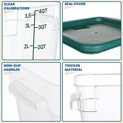 4 Pack Food Storage Containers - Image 3
