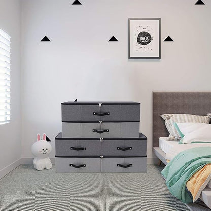 Omygarden Foldable Fabric Sturdy Under Bed Storage Box - Image 6