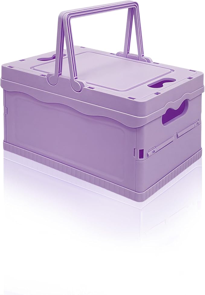 Foldable Small Plastic Baskets by Daixers