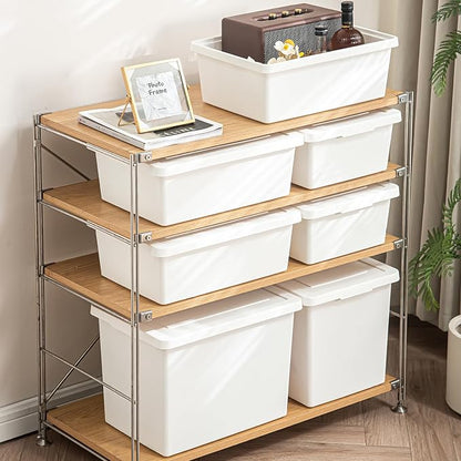15 Quart Stackable Plastic Storage Bins - Image 2