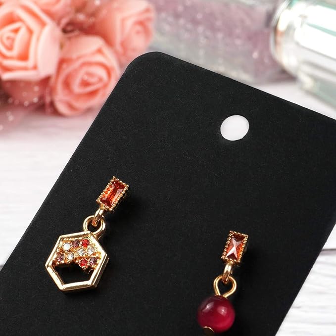 Earring Card Holder Earring Display Cards Hanging Earring, Kraft Paper Tags - Image 3