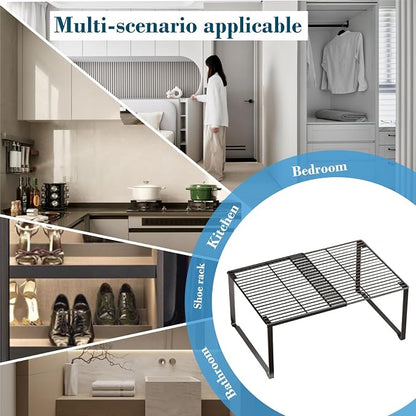 Extendable Metal Wire Shelf Organizer - Image 5