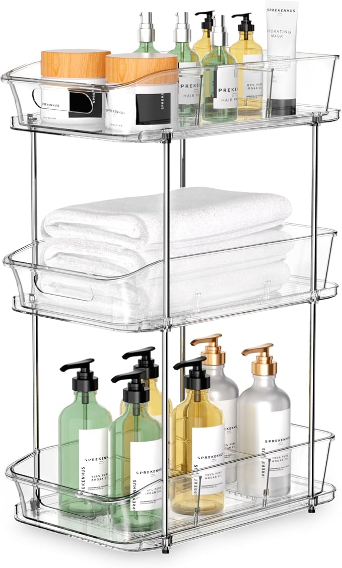 incostar 3 Tier Under Sink Organizer and Storage by INCOSTAR