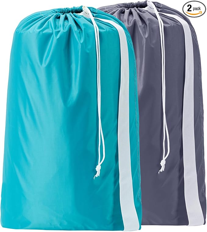 HOMEST 2 Pack XL Nylon Laundry Bag by HOMEST