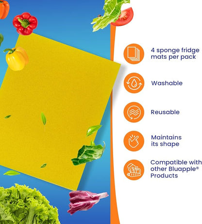 Bluapple FreshMats, Refrigerator Bin Liner, Fridge Drawer Mats, Crisper Life - Image 8