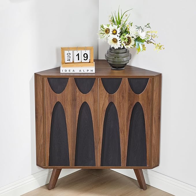 Small Corner Cabinet, Corner Floor Cabinet by BifinsFurniture