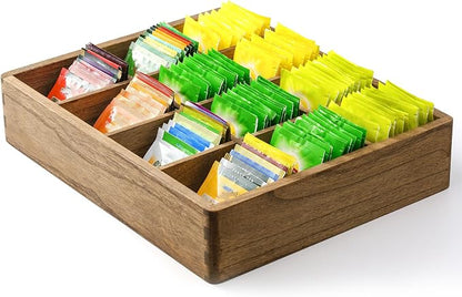 KIRIGEN Wooden Tea Bag Organizer by KIRIGEN