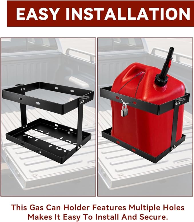 5 Gallon Gas Can Holder Compatible - Image 3