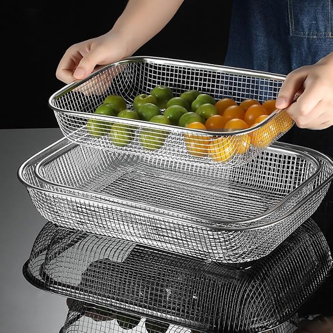 Utensil Drying Rack, 2 Pack Utensils Holder Dishwasher Silverware Basket | - Image 7