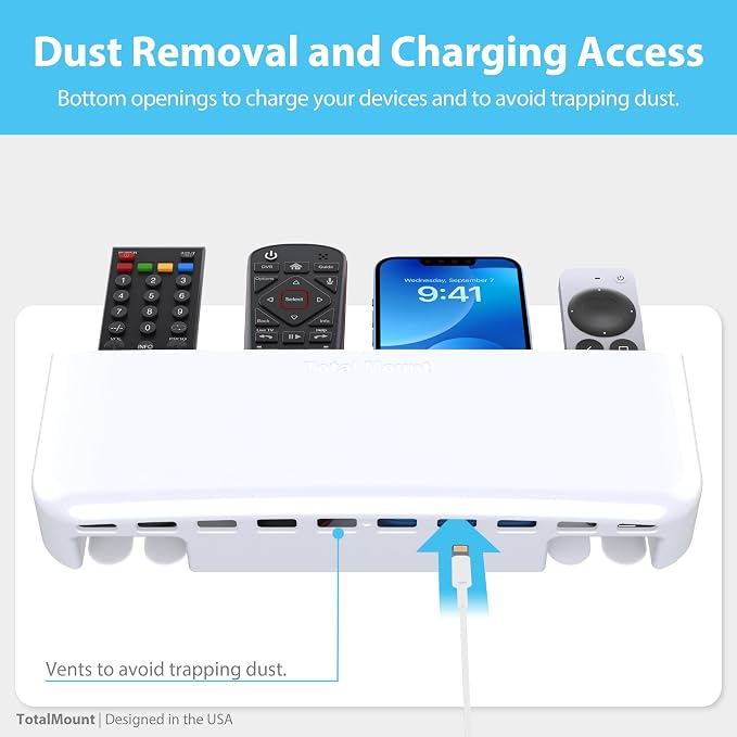 TotalMount Hole-Free Remote Holder – Eliminates The Need to Drill Holes in Your - Image 7