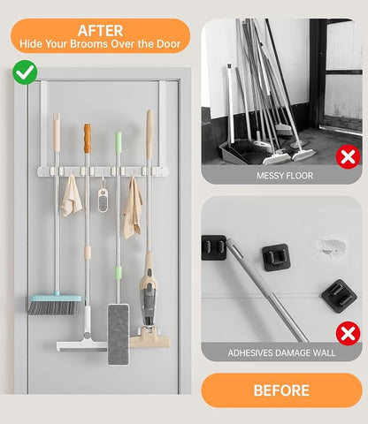 Broom Holder Over The Door - Image 2