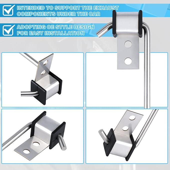 Universal Stainless Steel Exhaust Hanger Heavy-duty Exhaust Hanger Rod Exhaust - Image 6