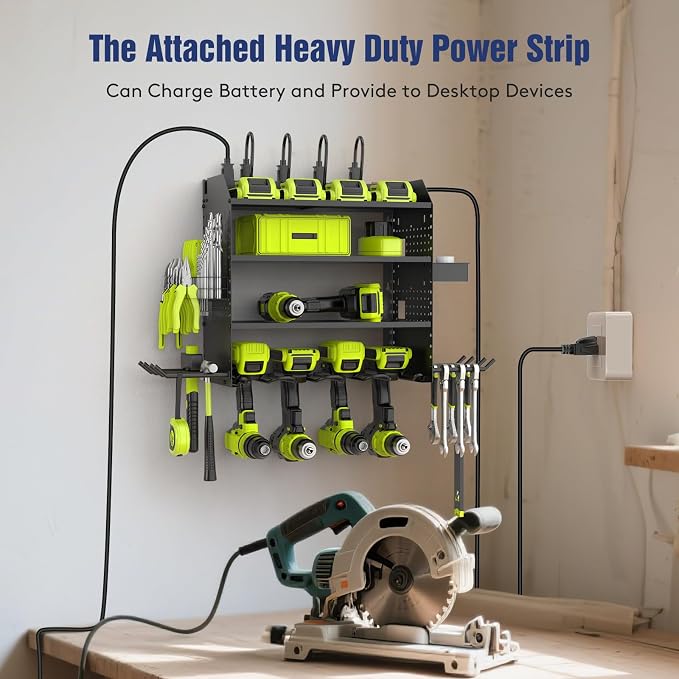 Heavy Duty Power Tool Organizer Wall Mount - Image 4